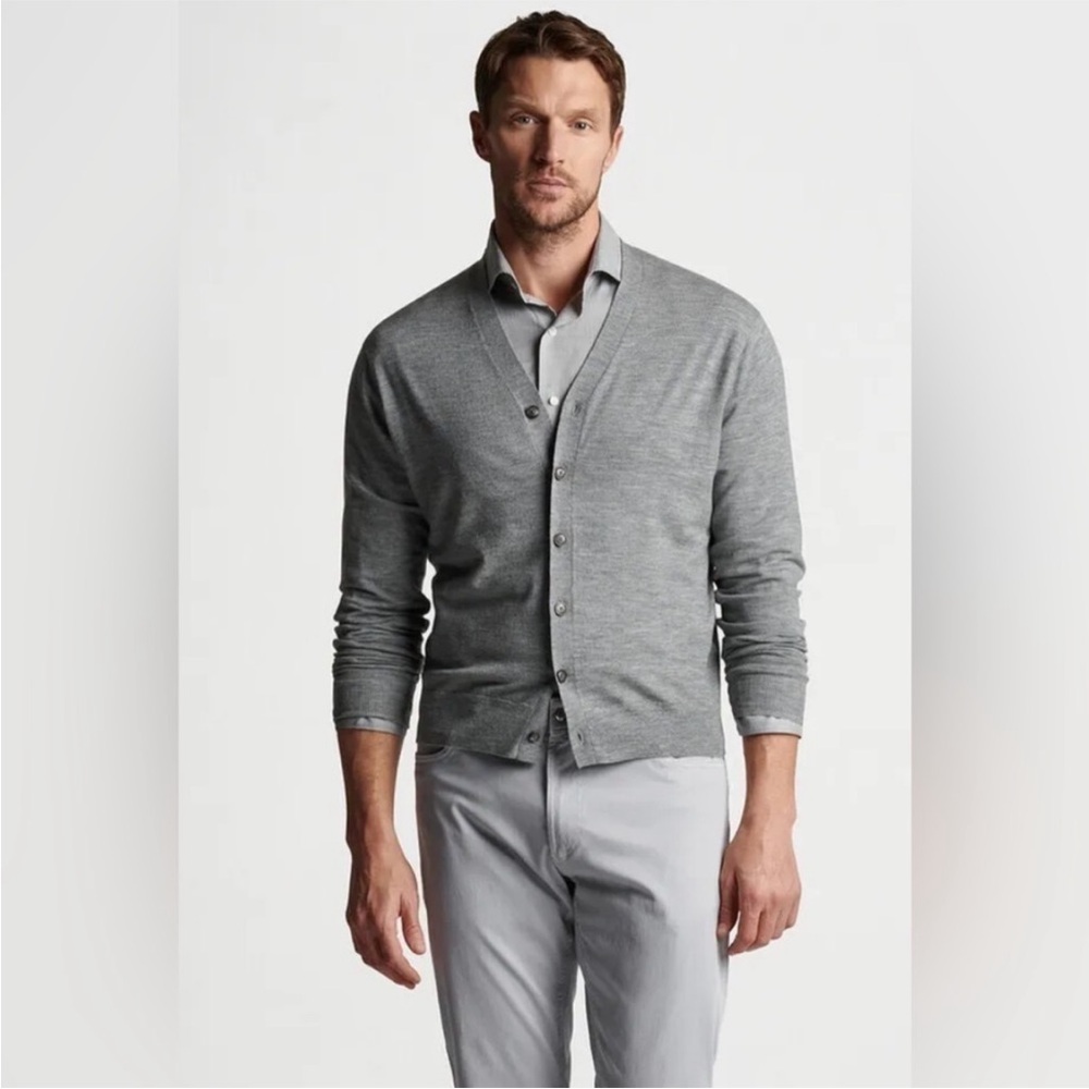 Peter Millar Excursionist Flex Wool Cardigan NWT
Sz Med